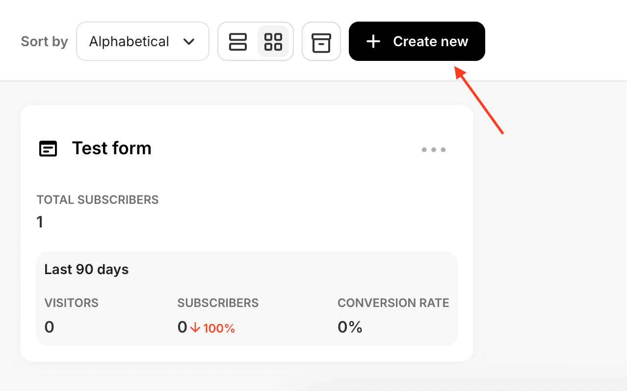 Kit - Create New form